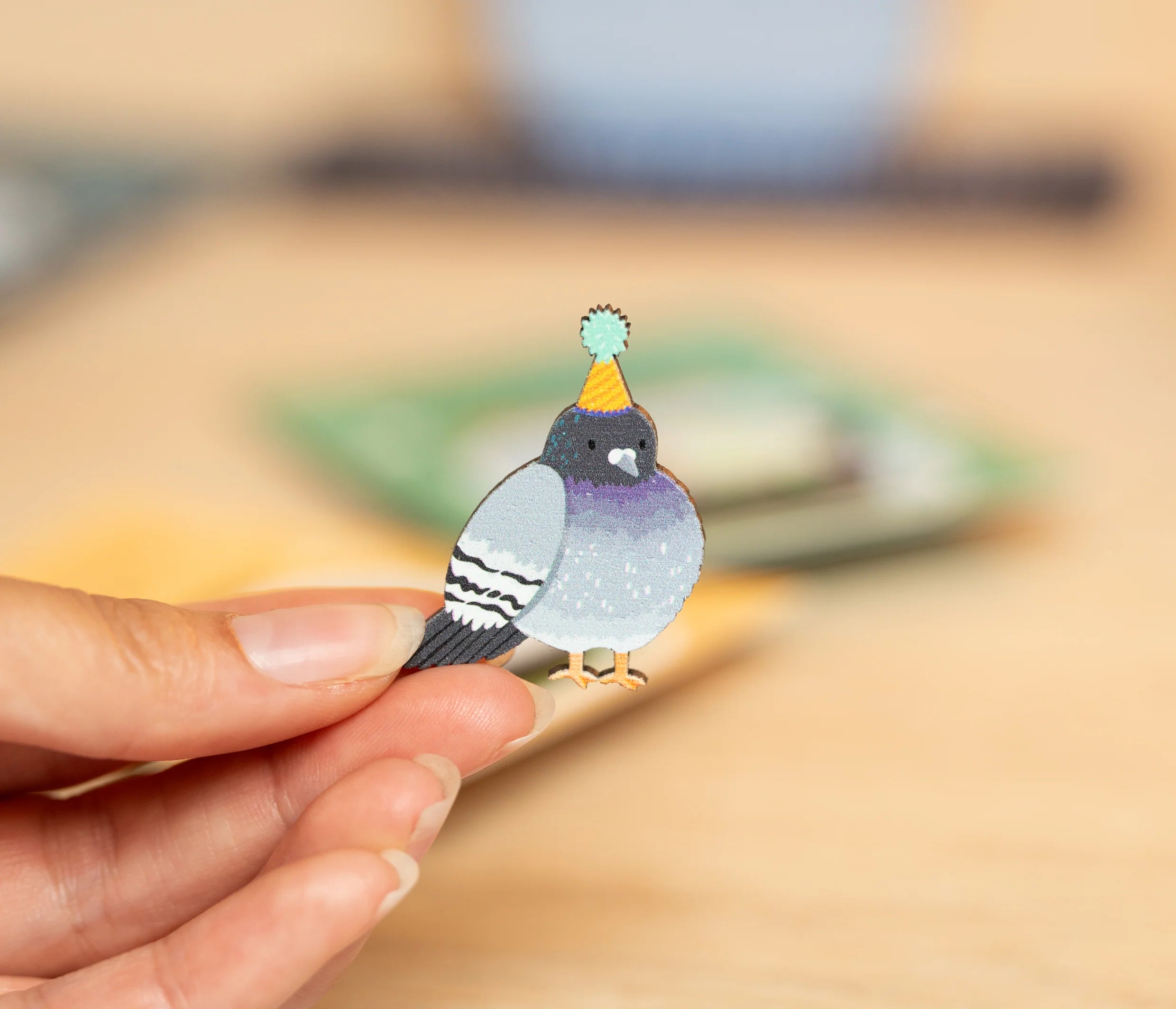 Party Pigeon - Pin Badge