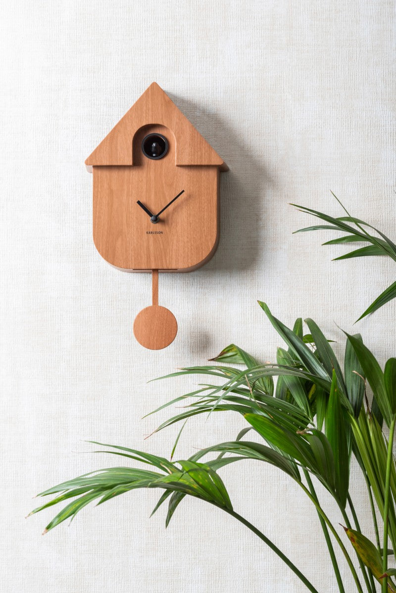 Dark Wood Style Modern Cuckoo Clock