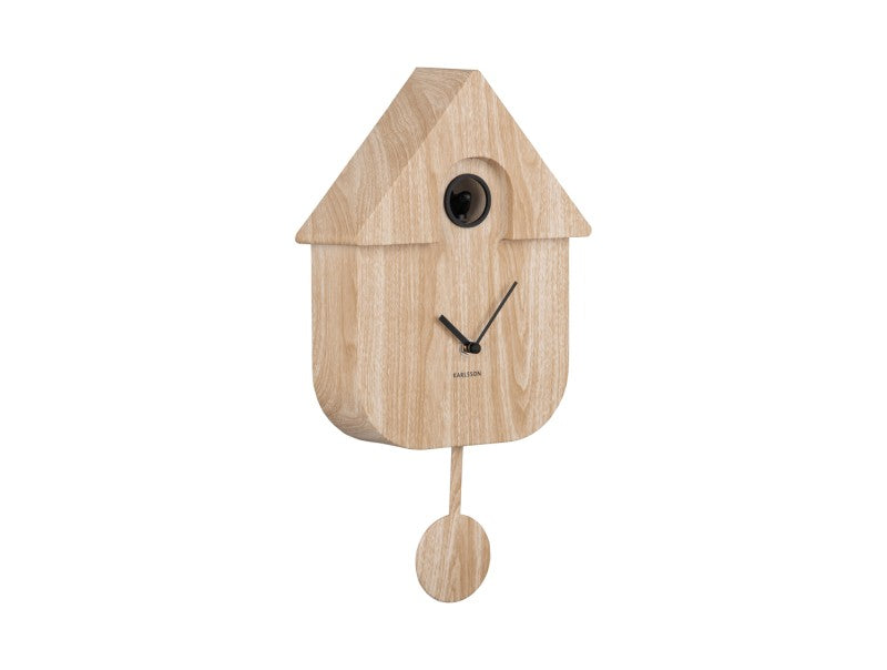 Light Wood Style Modern Cuckoo Clock