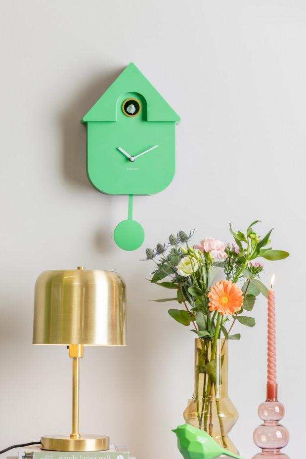 Bright Green Modern Cuckoo Clock