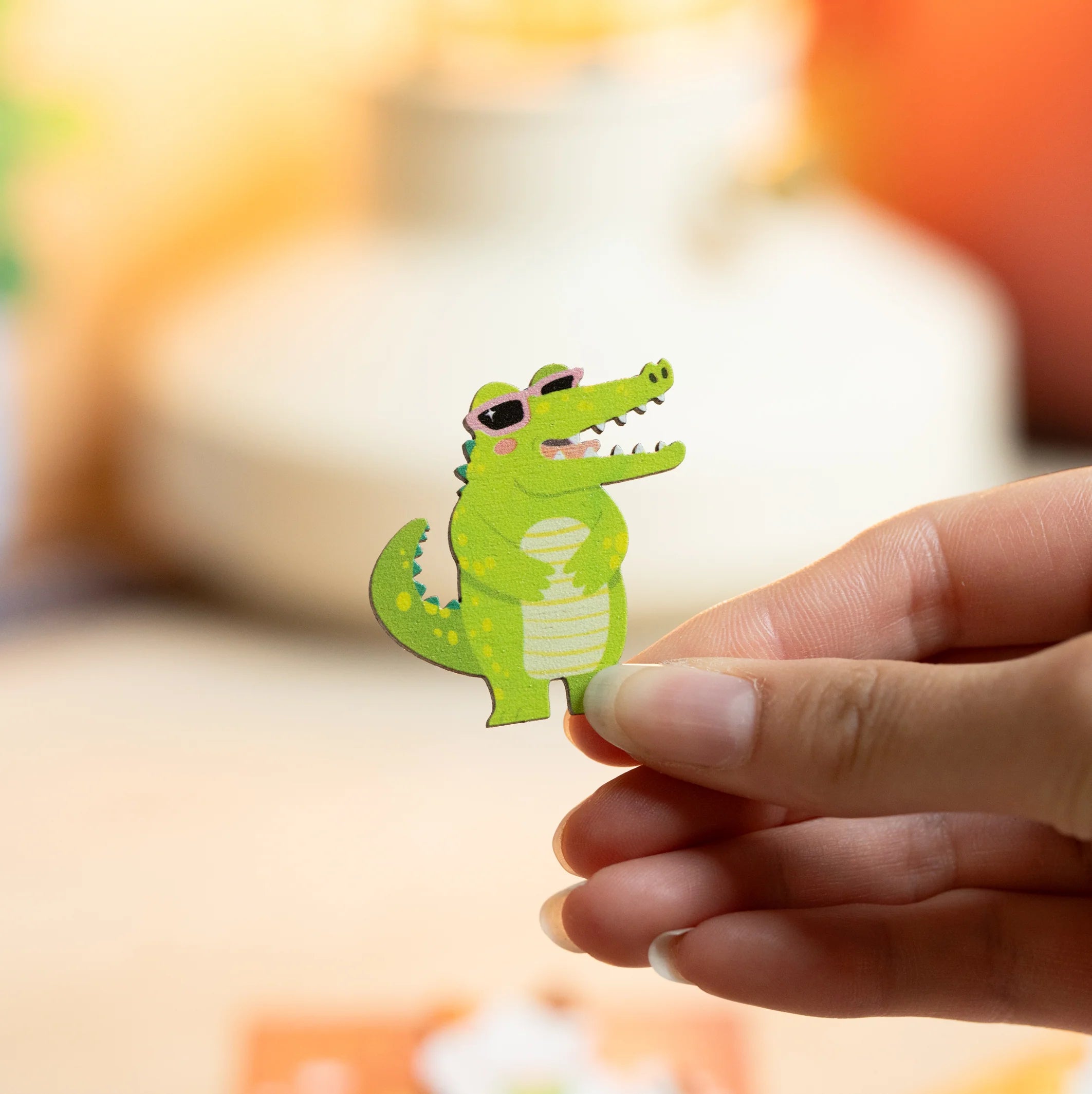 Anti-Anxiety Alligator - Pin Badge