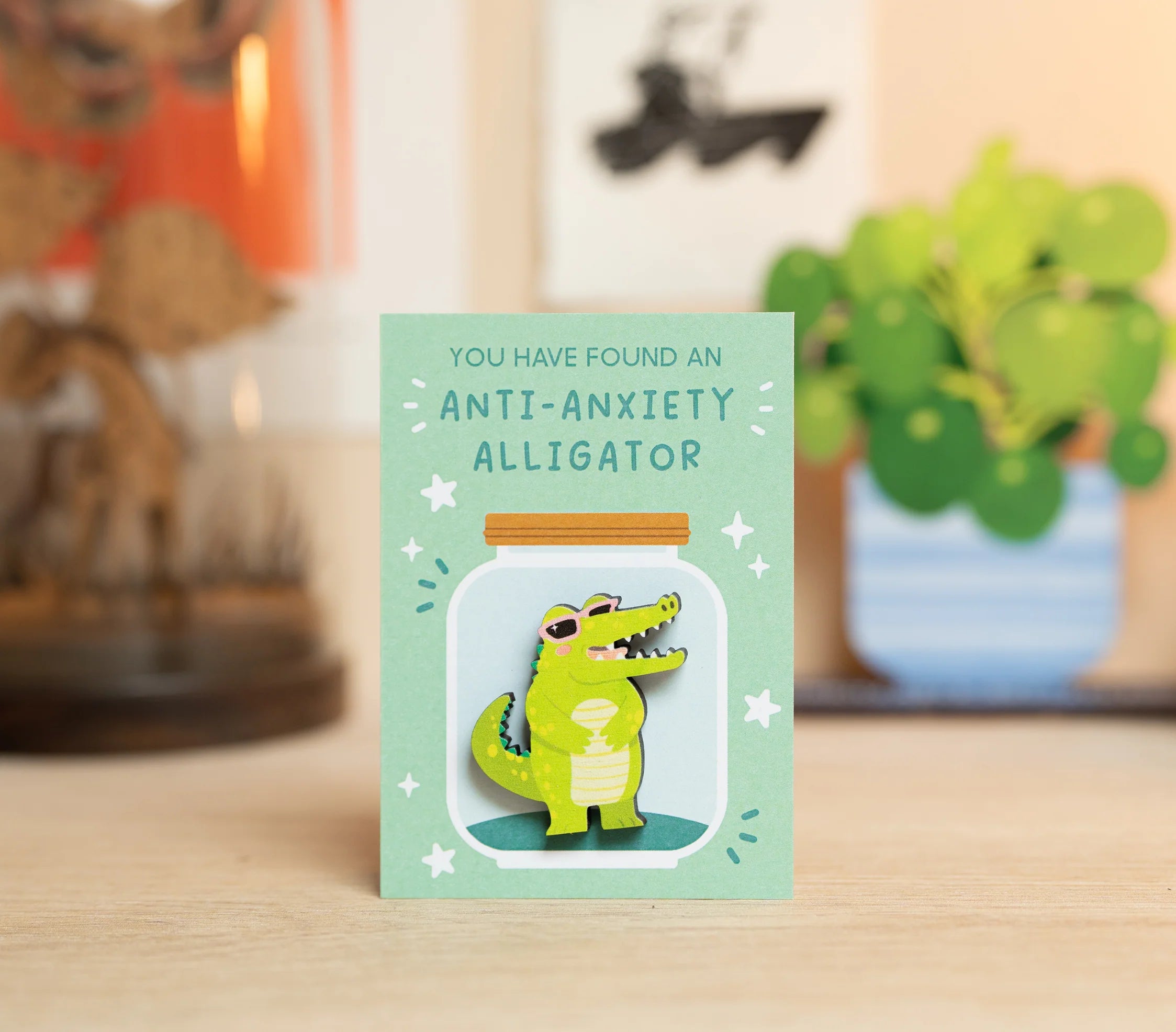 Anti-Anxiety Alligator - Pin Badge