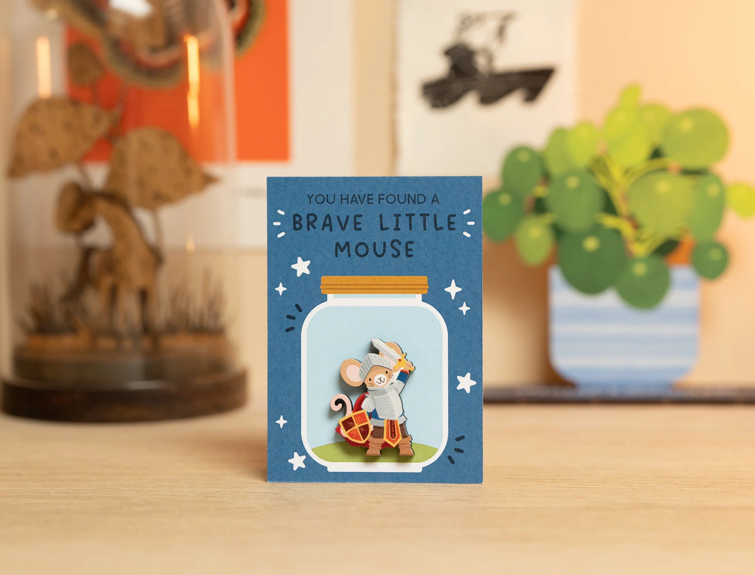 Brave Little Mouse - Pin Badge