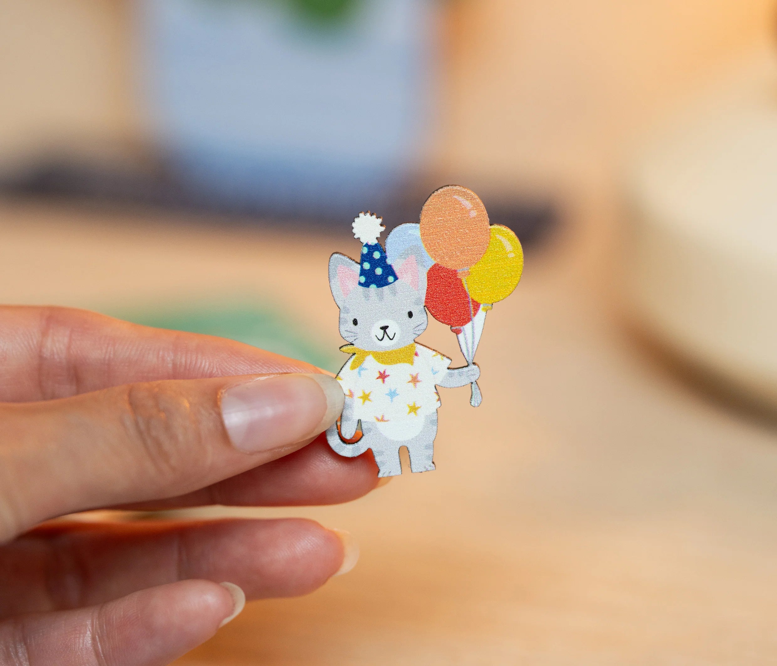Birthday Mouse - Pin Badge