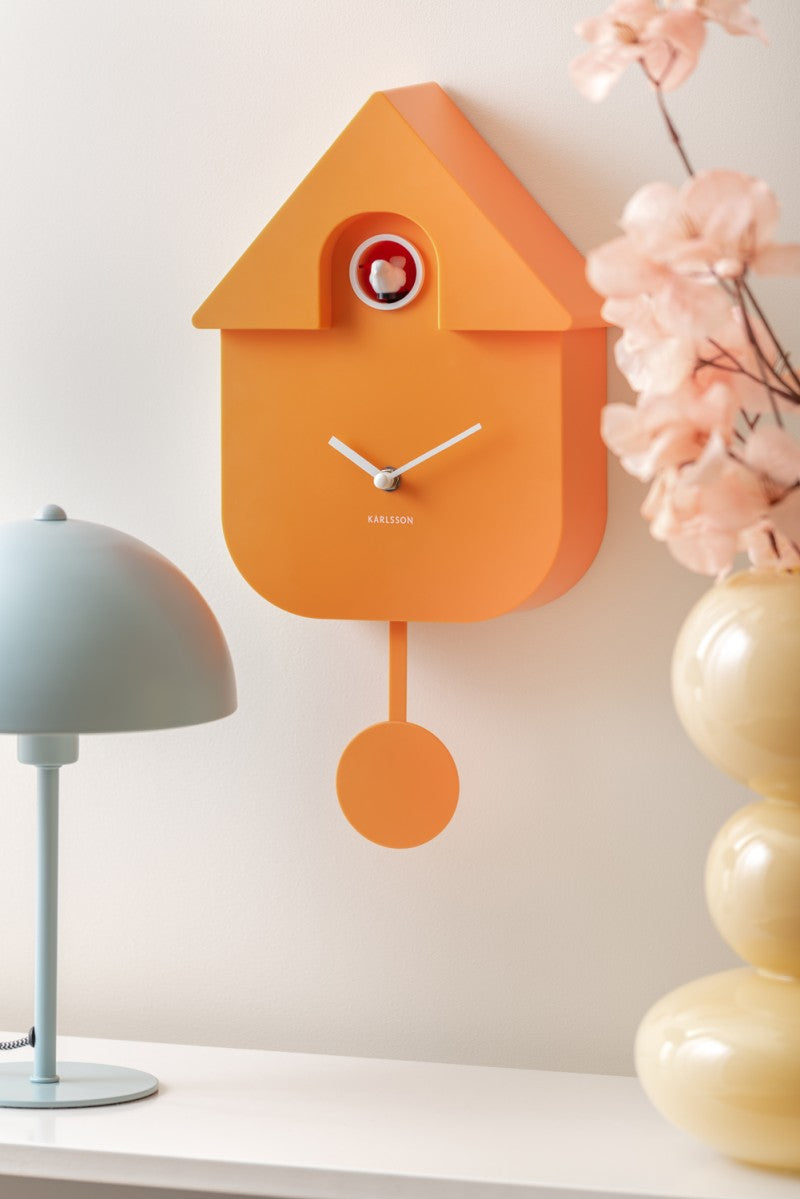Orange Modern Cuckoo Clock