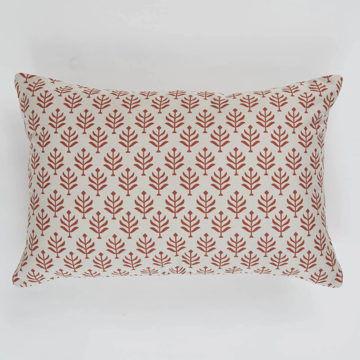 Weaver Green - Fern Coral Canvas Cushion