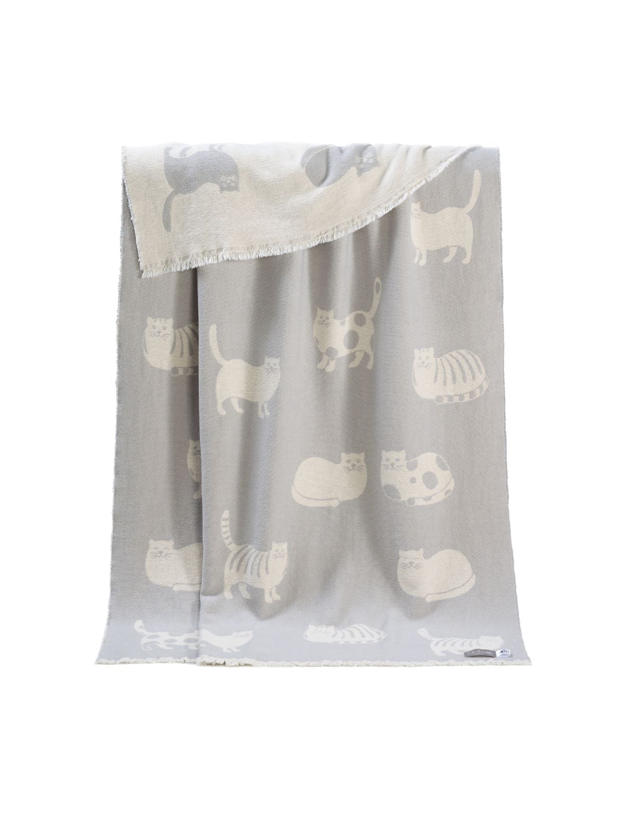 Cat Cotton Throw