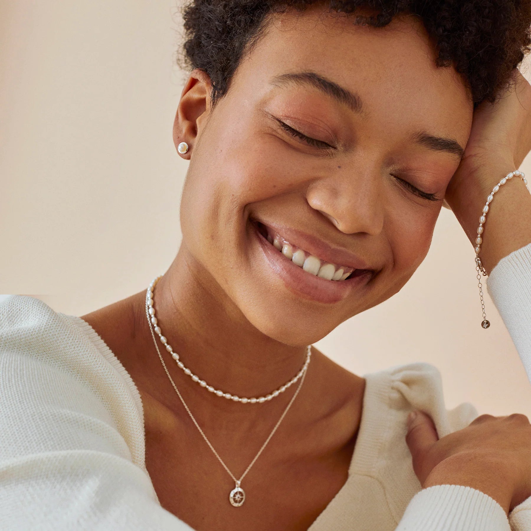 Freshwater Pearl & Beaded Necklace