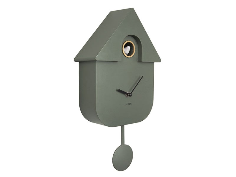 Jungle Green Modern Cuckoo Clock