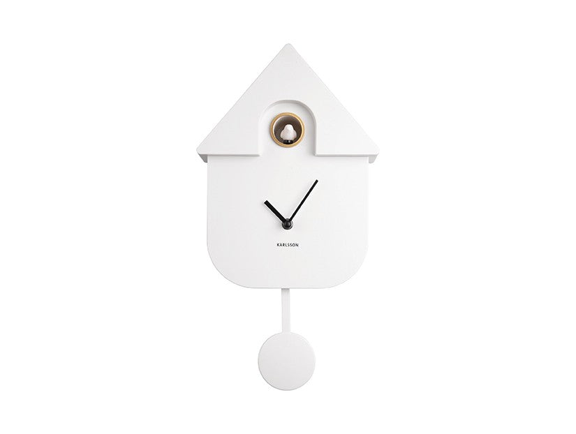 White Modern Cuckoo Clock