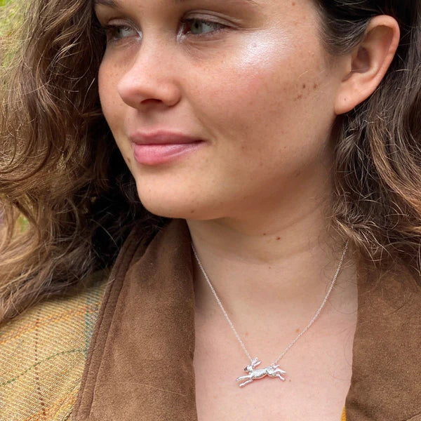 Running Hare Necklace
