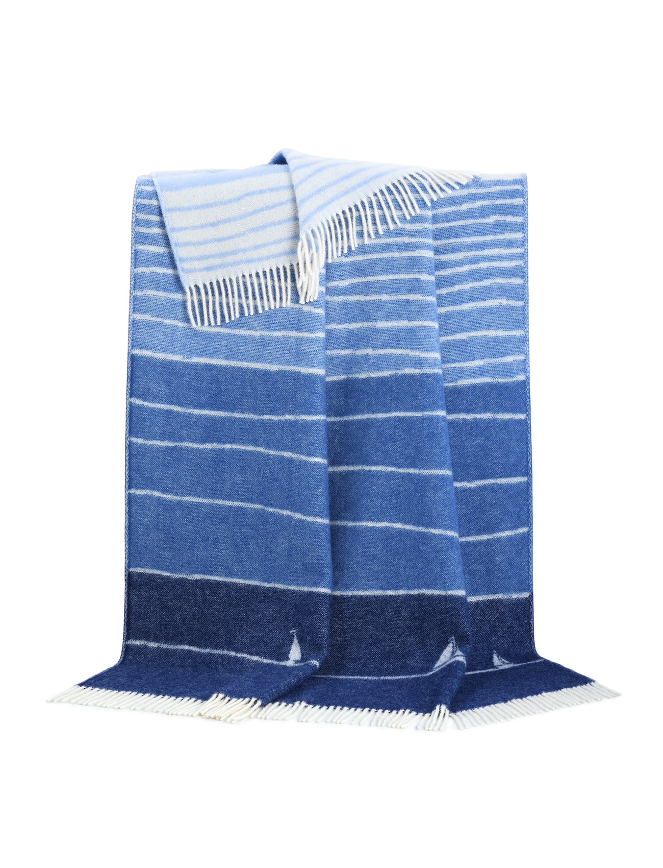 Sailing Sea Wool Throw
