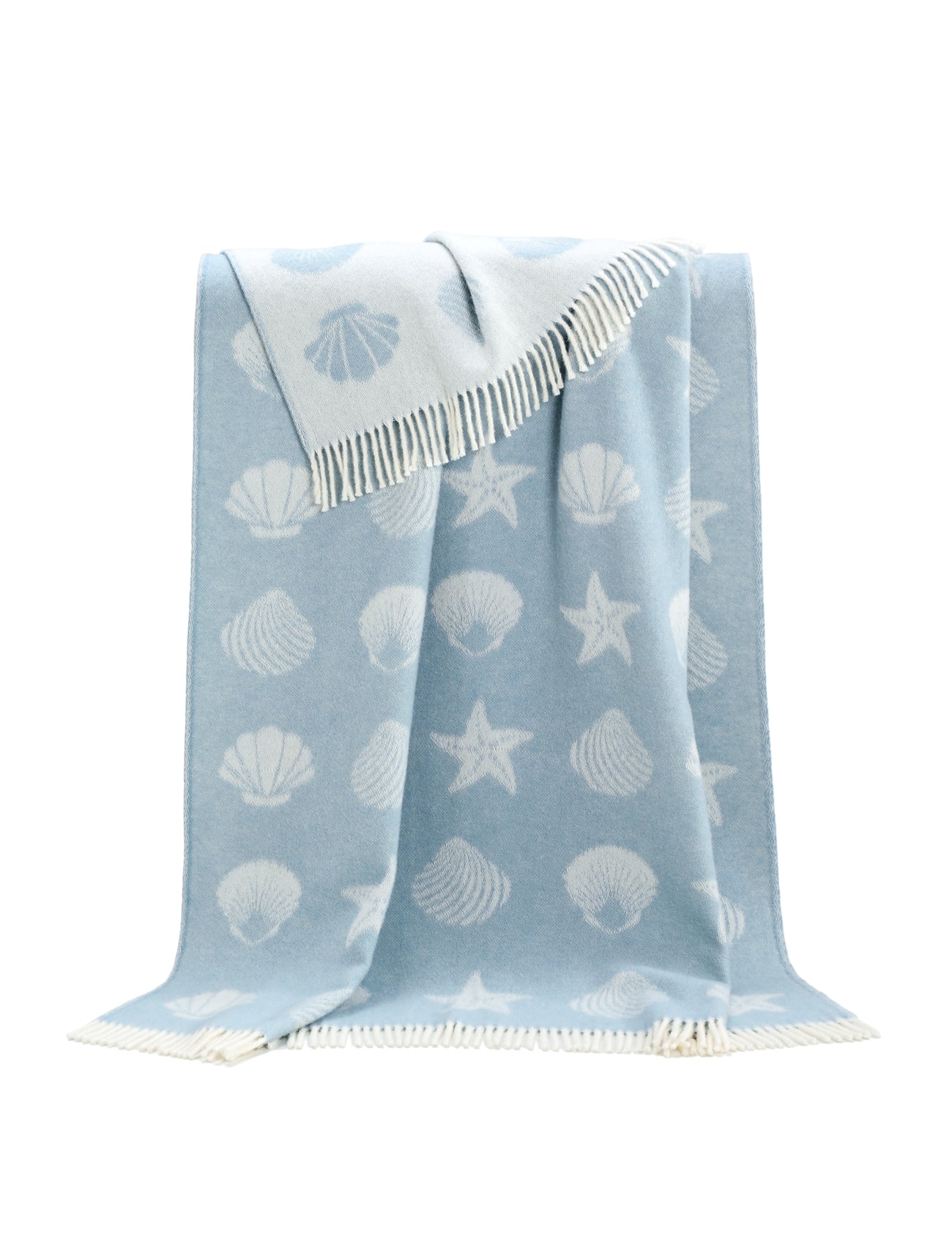 Sea Shells Wool Throw