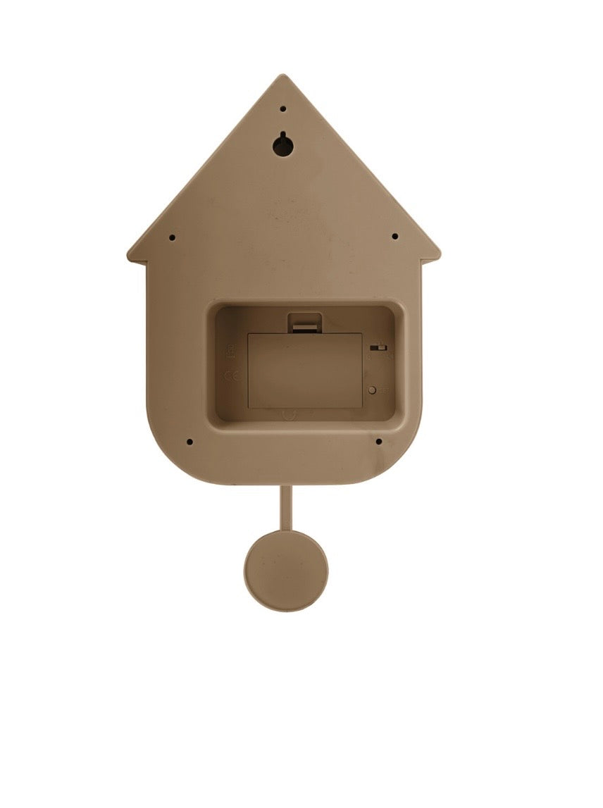 Mocha Brown Modern Cuckoo Clock