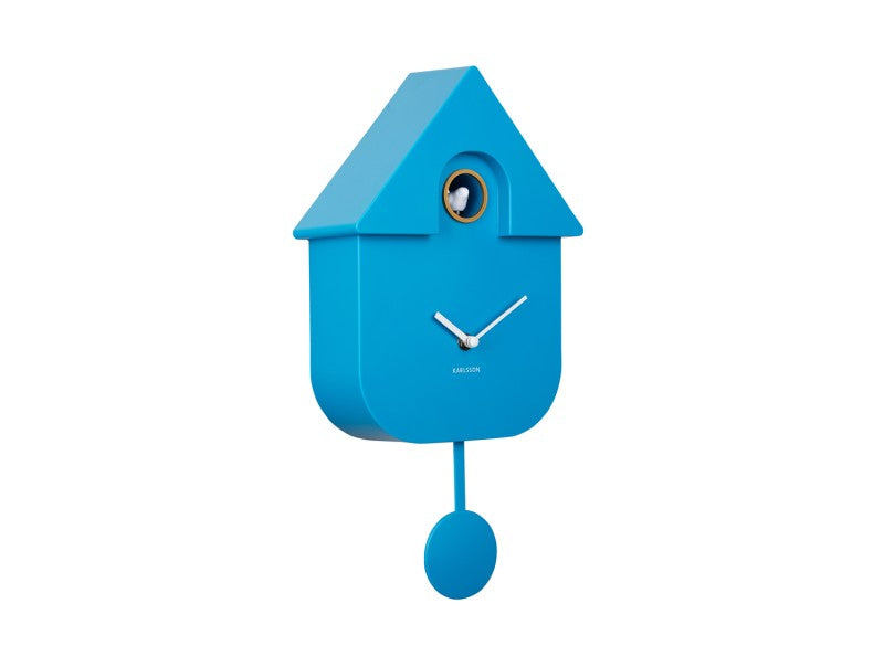 Bright Blue Modern Cuckoo Clock