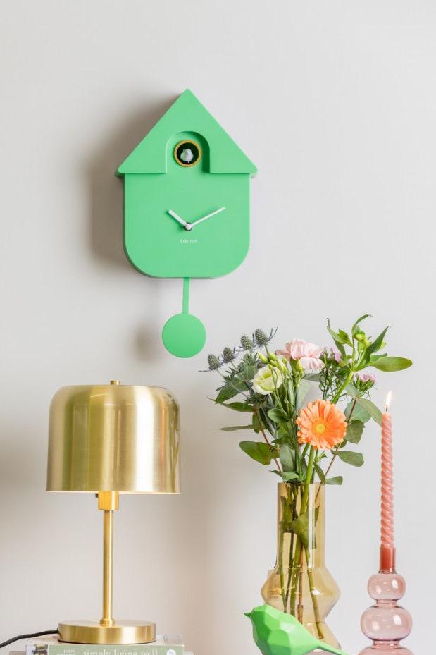 Bright Green Modern Cuckoo Clock