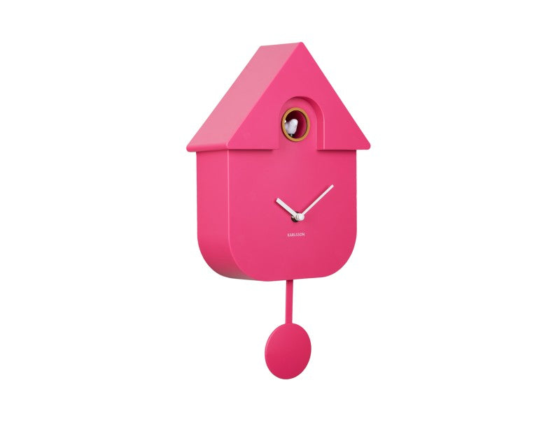 Bright Pink Modern Cuckoo Clock