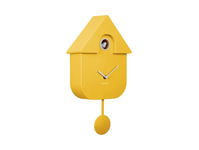 Bright Yellow Modern Cuckoo Clock