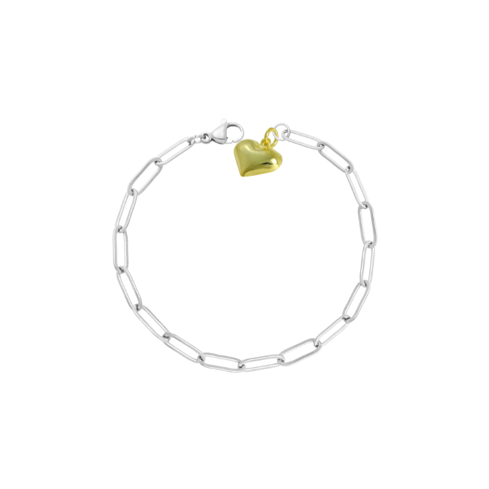 Heart Chain Bracelet
