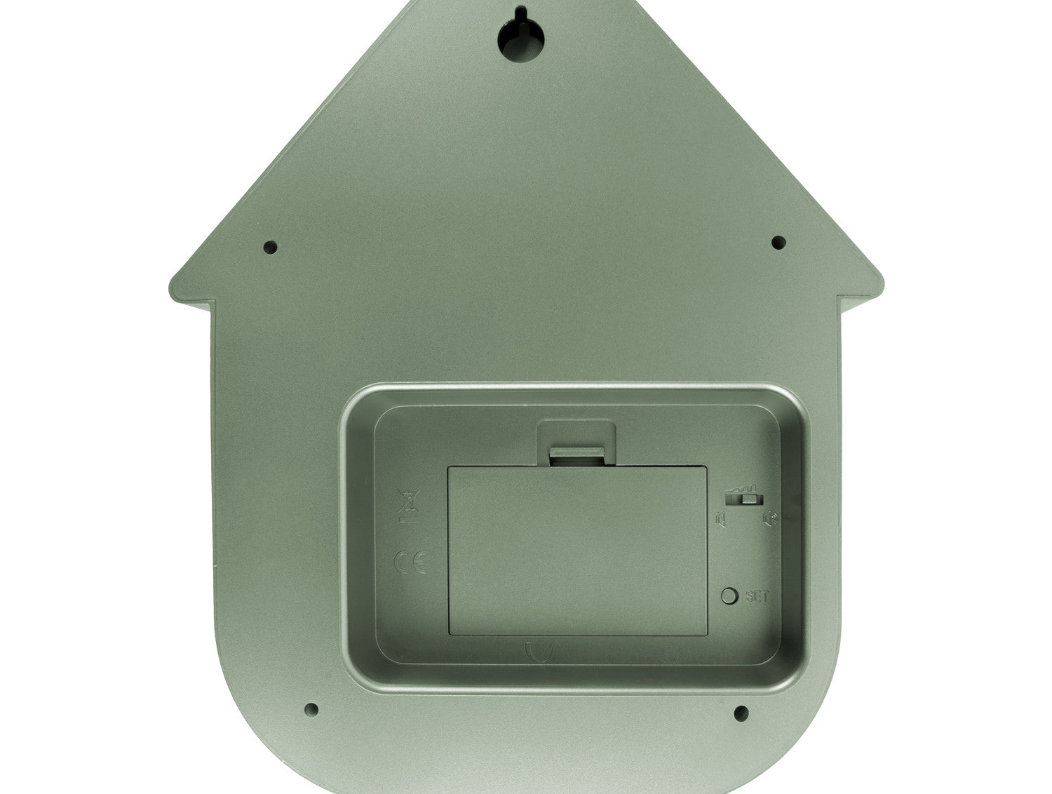 Metallic Dark Green Modern Cuckoo Clock