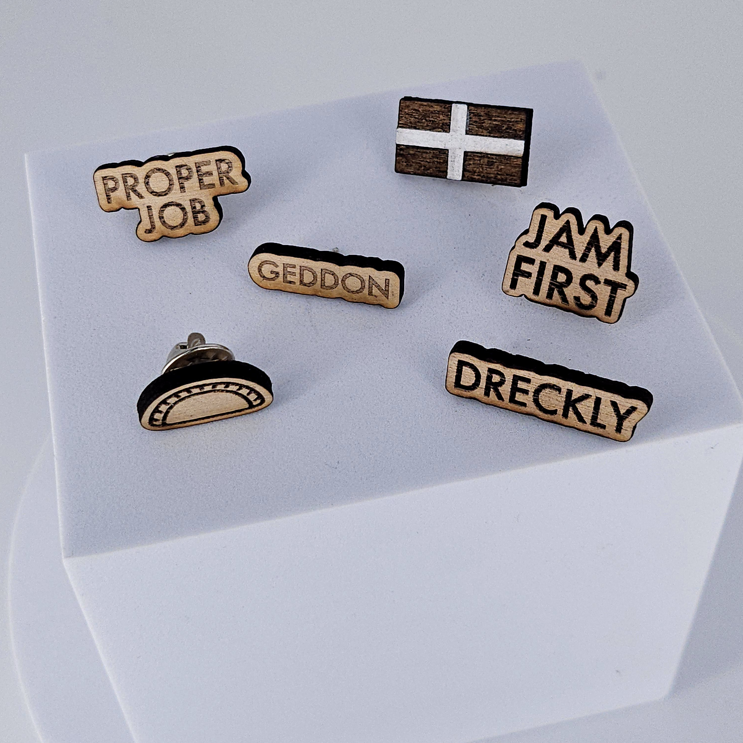 Cornish 'Dreckly' Pin Badge