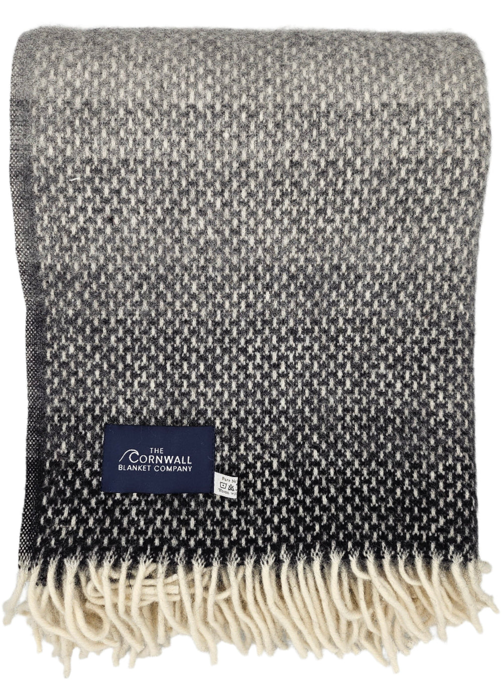 Ombre Grey Wool Blanket