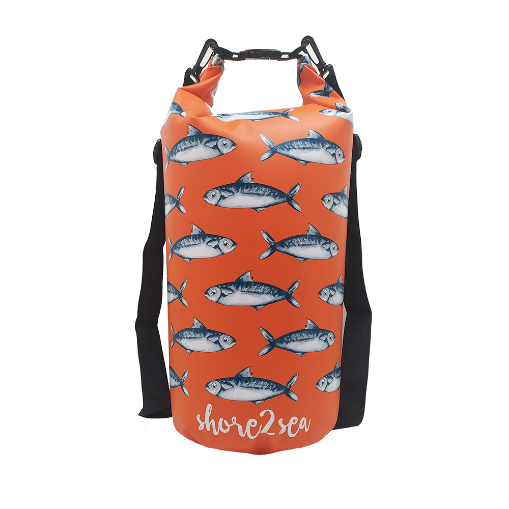 Orange Fish Dry Bag