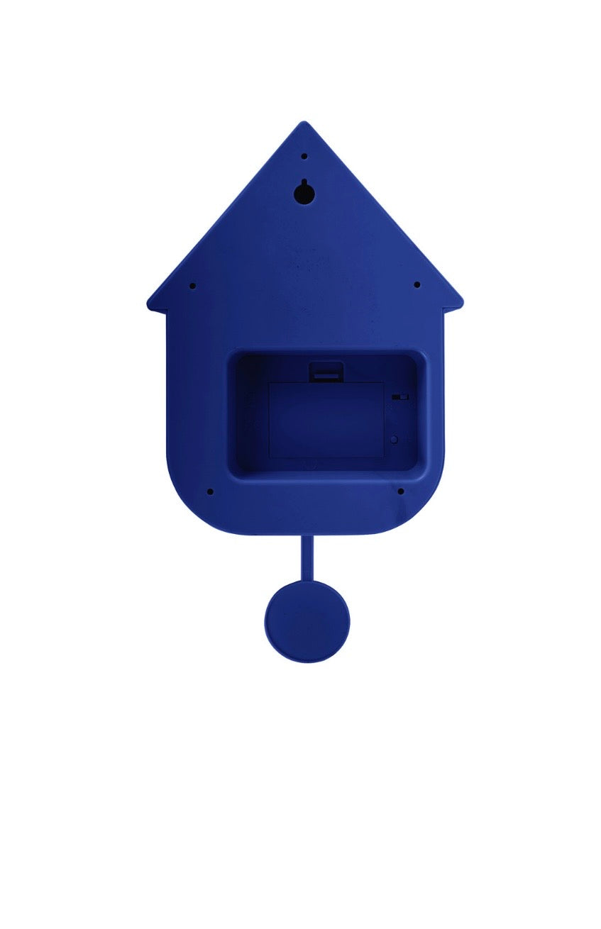 Cobalt Blue Modern Cuckoo Clock