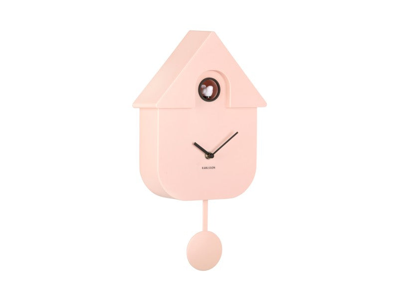 Light Pink Modern Cuckoo Clock