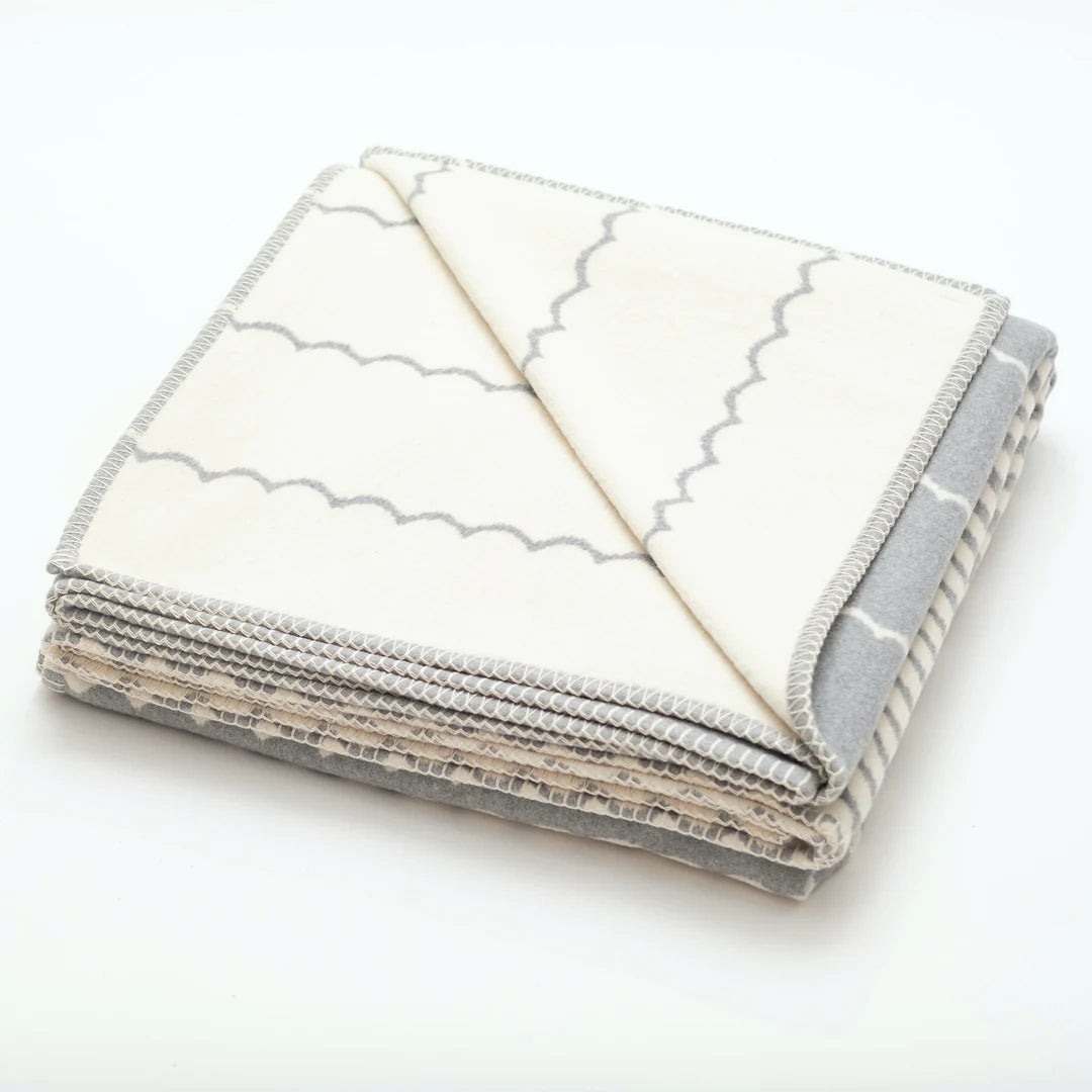 Grey Swell Recycled Cotton Blanket