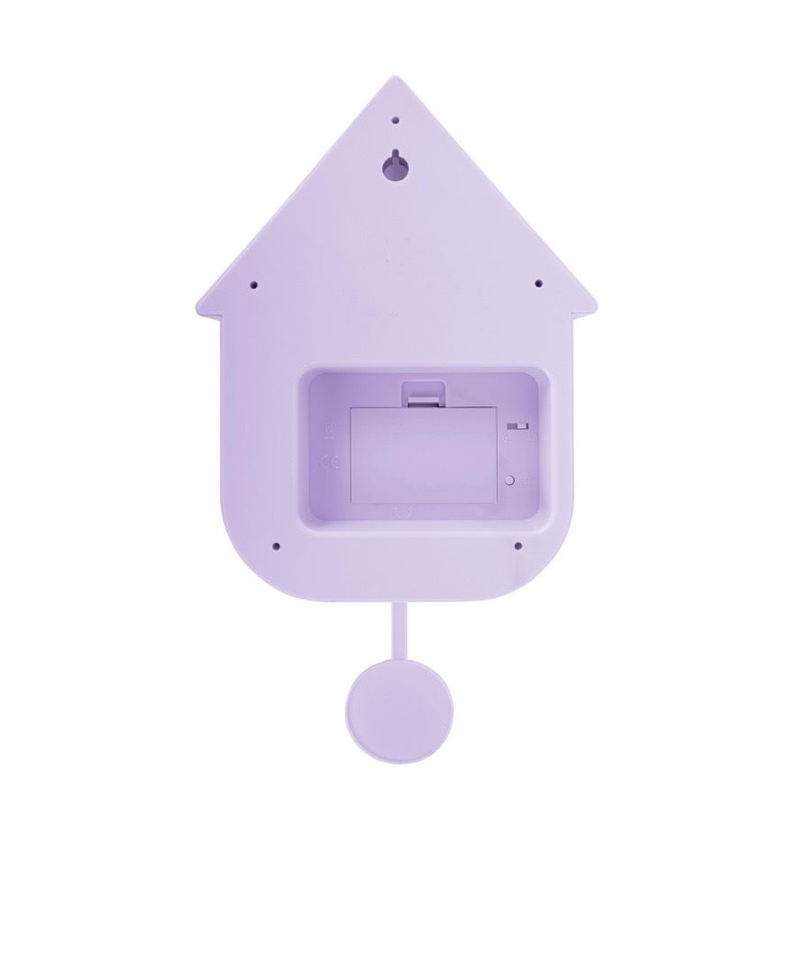 Soft Purple Modern Cuckoo Clock