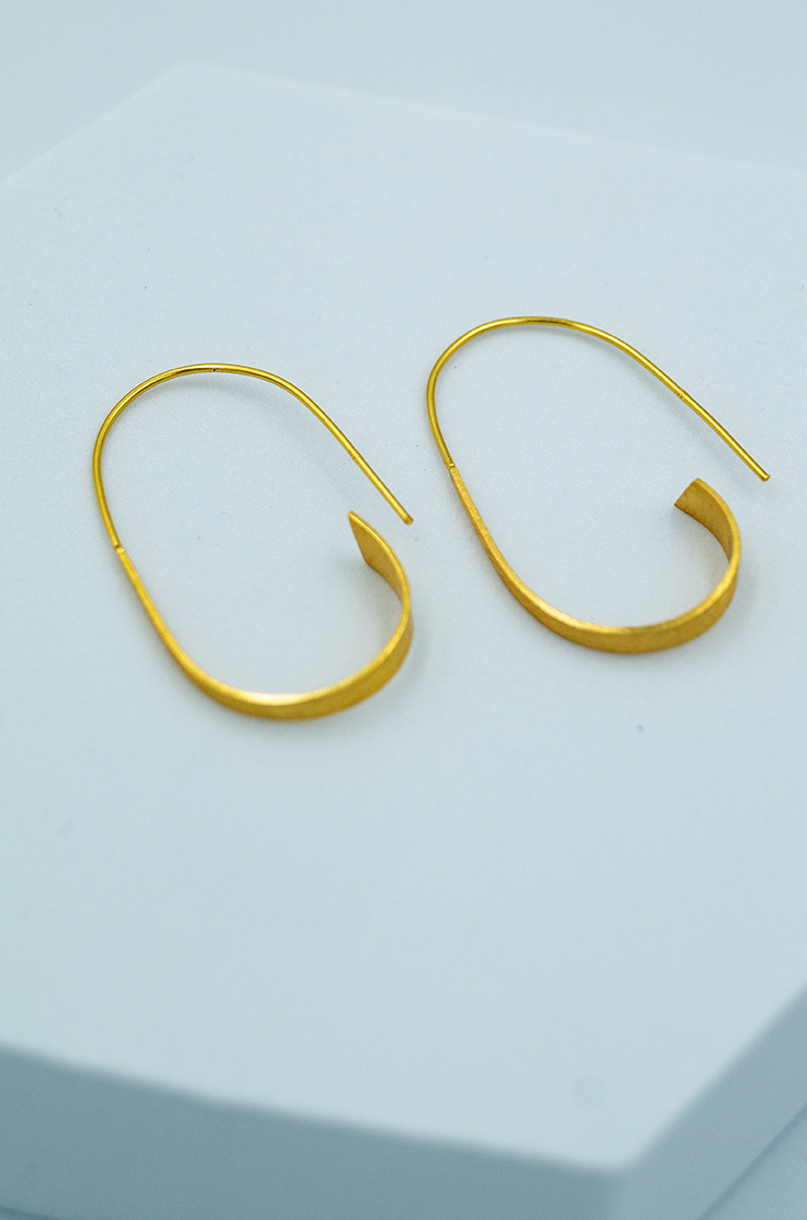 Loop Open Hoop Earrings