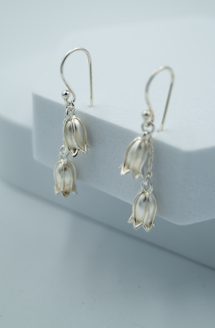 Hyacinth Drop Earrings