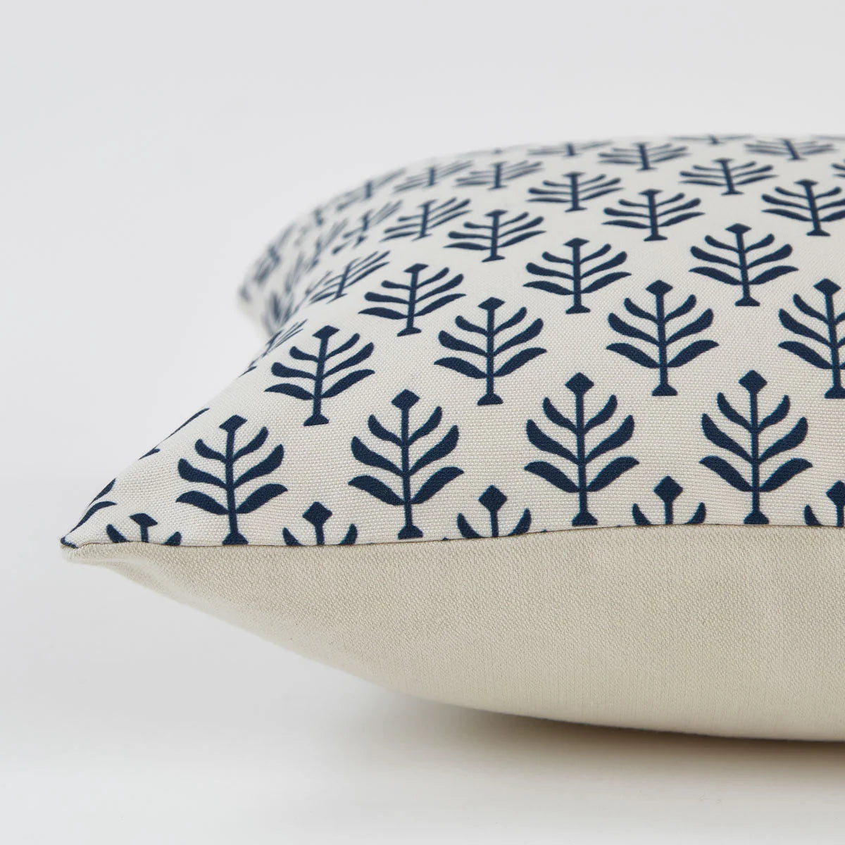 Weaver Green - Fern Navy Canvas Cushion