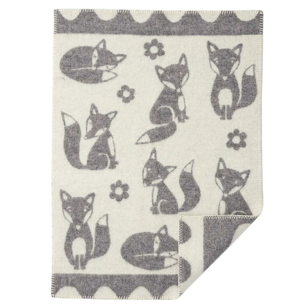 Children's Foxy Wool Blanket