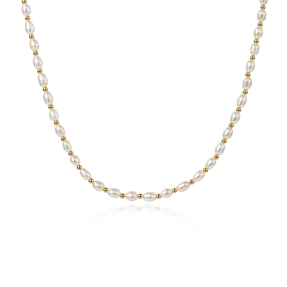 Freshwater Pearl & Beaded Necklace