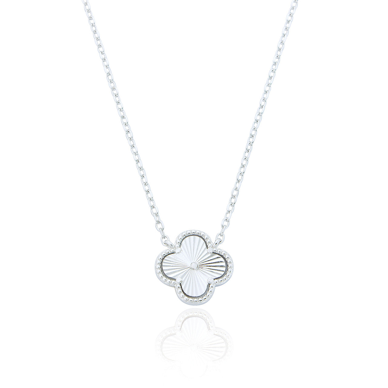 Silver Clover Necklace