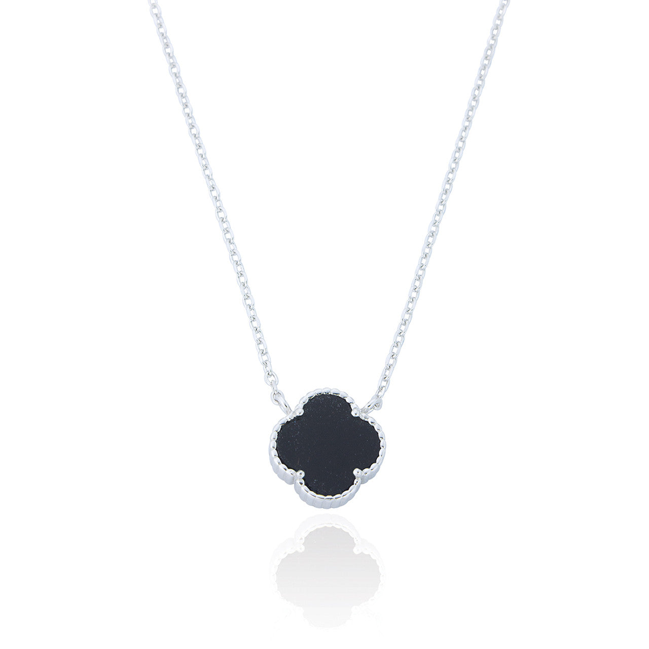 Silver Clover Necklace