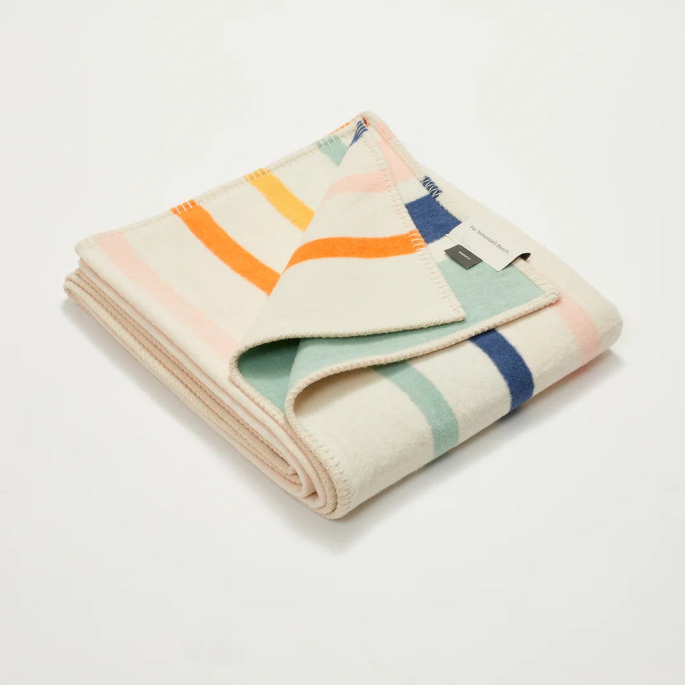 Seakind x Atlantic Blankets Striped Recycled Cotton Blanket