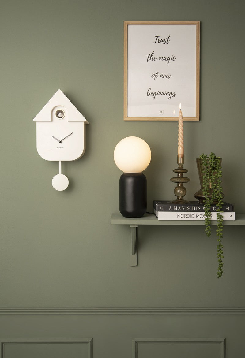 White Modern Cuckoo Clock