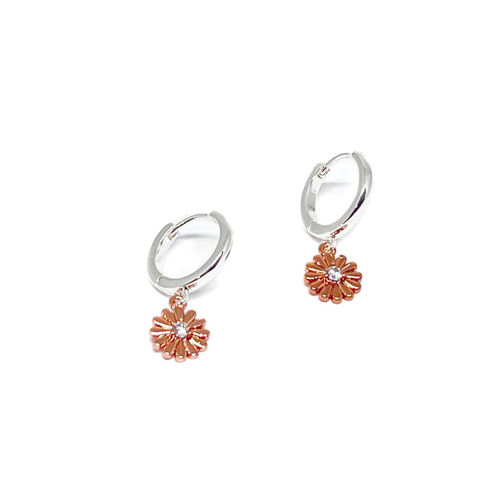 Daisy Hoop Earrings