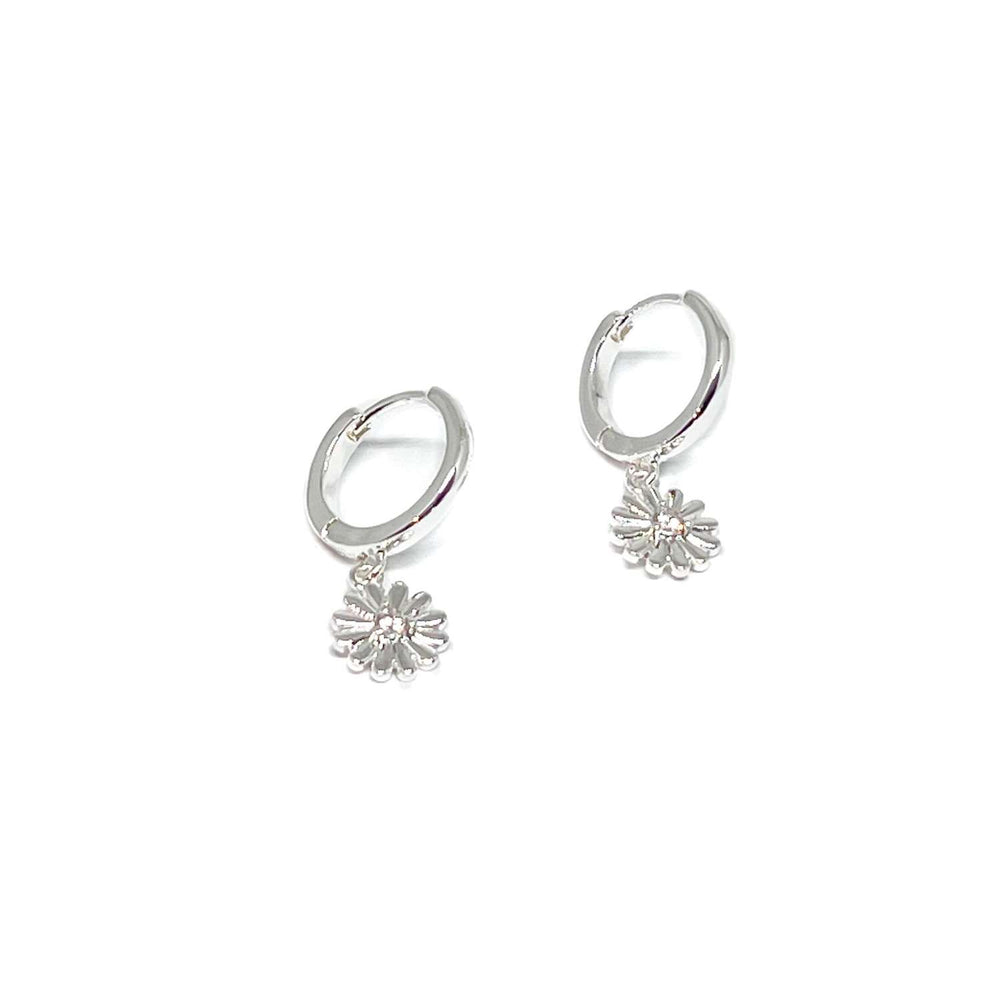 Daisy Hoop Earrings