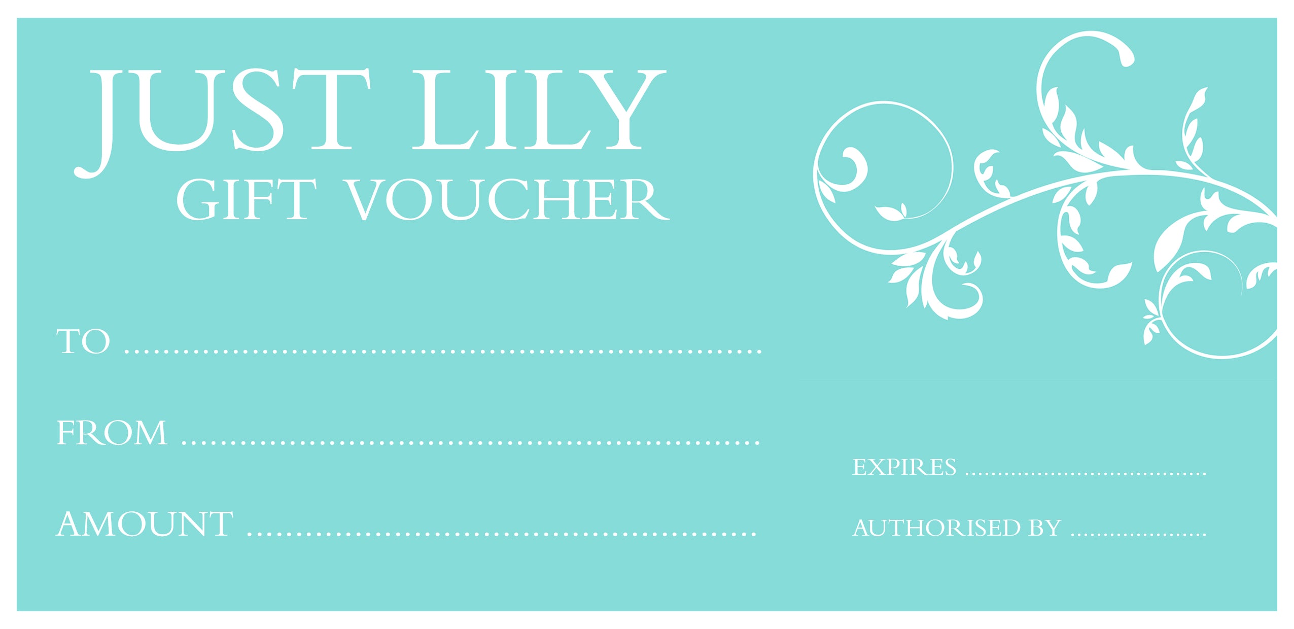 Just Lily - Gift Card