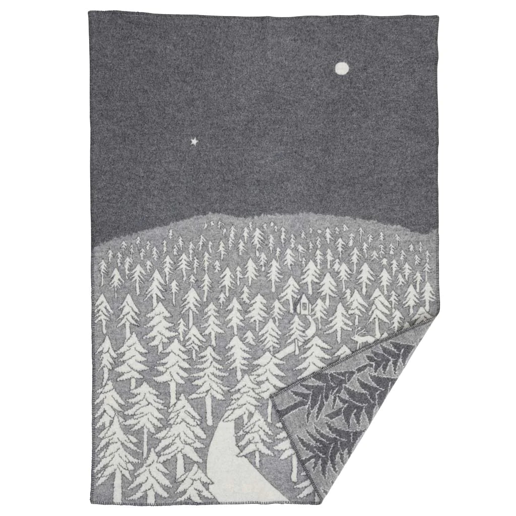 Cabin in the Woods Wool Blanket