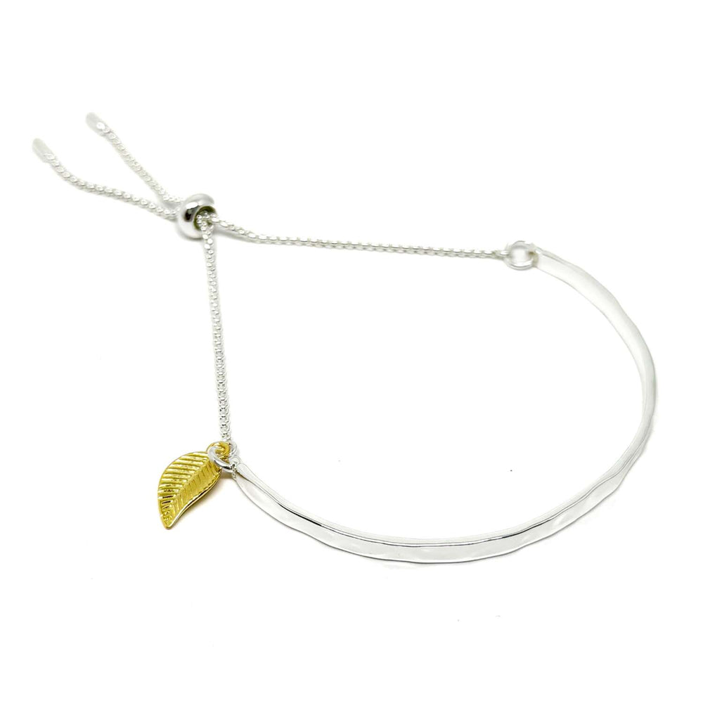 Autumn Leaf Bangle Bracelet