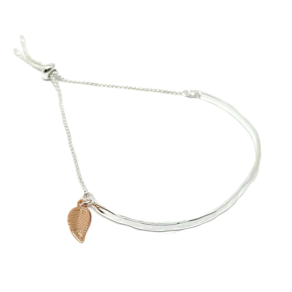 Autumn Leaf Bangle Bracelet