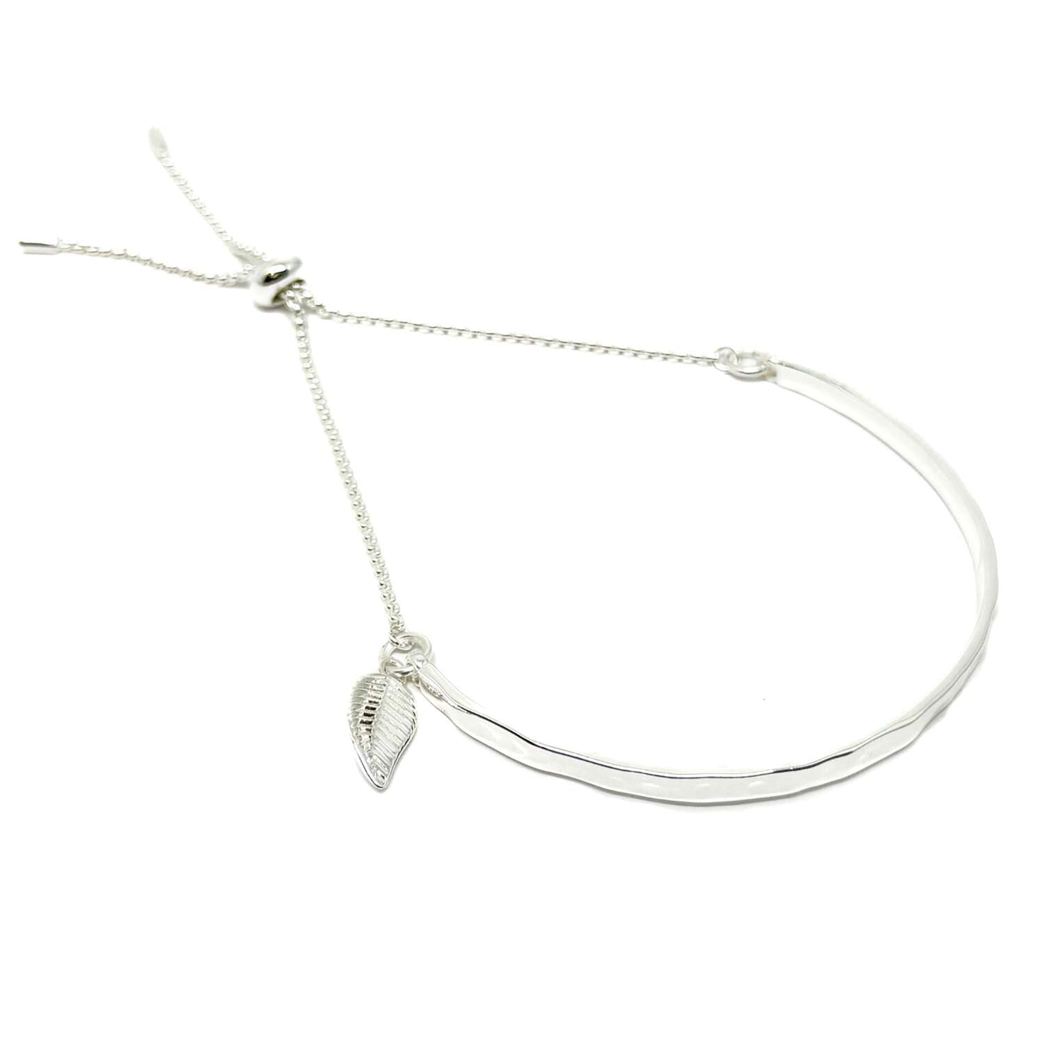 Autumn Leaf Bangle Bracelet