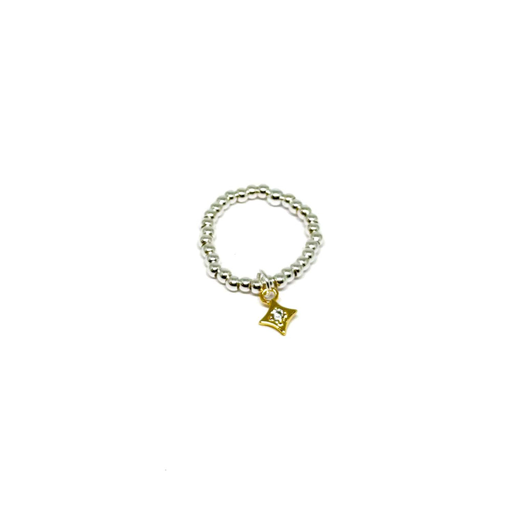 Diamond Charm Ring