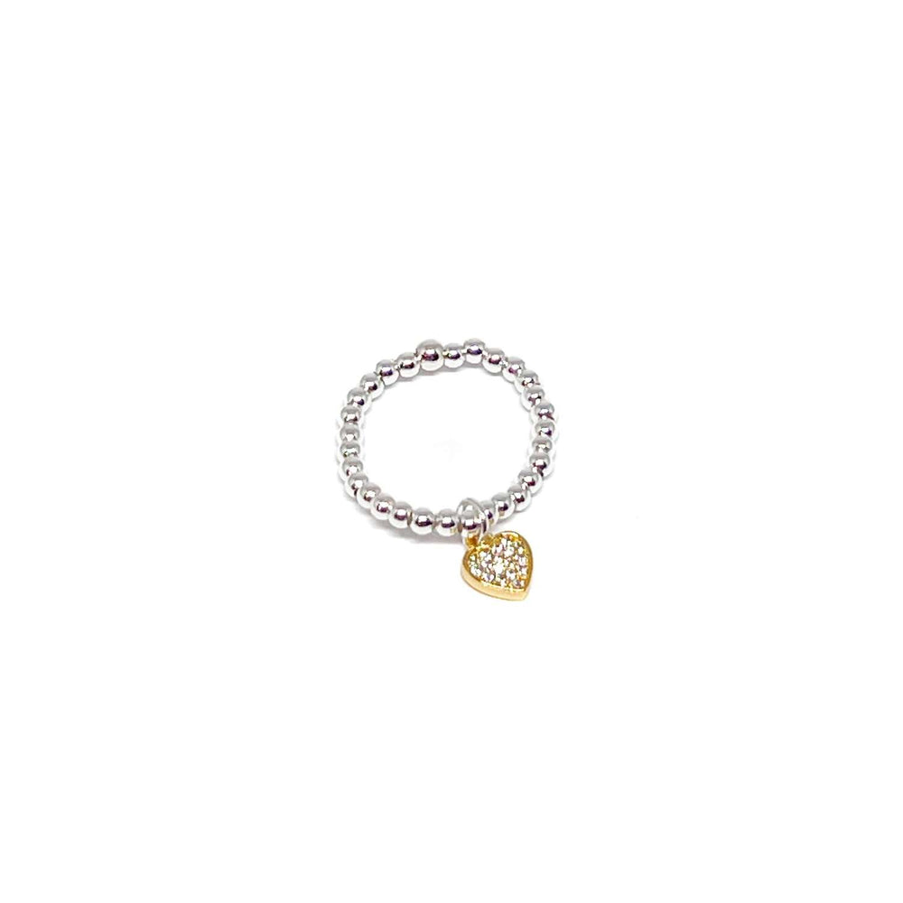 Sparkle Heart Ring