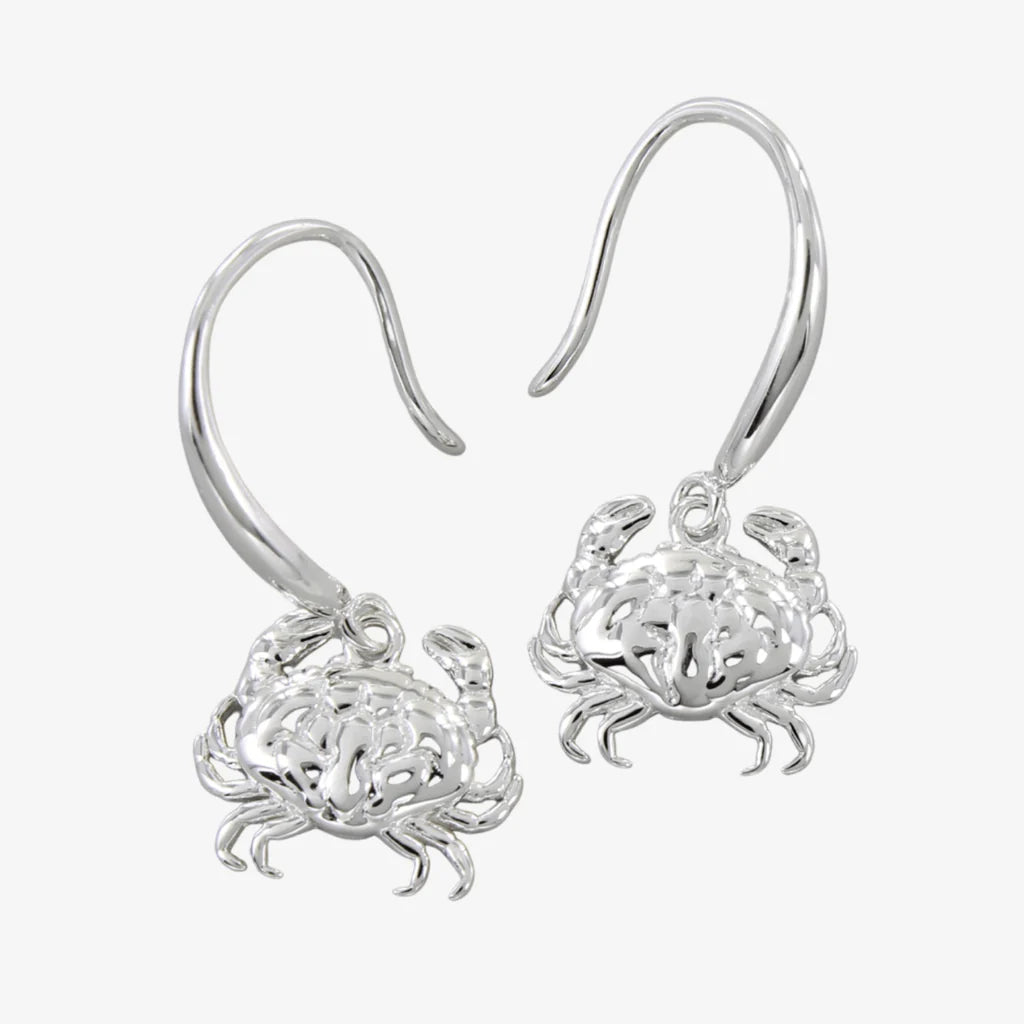 Crab Silver Earrings